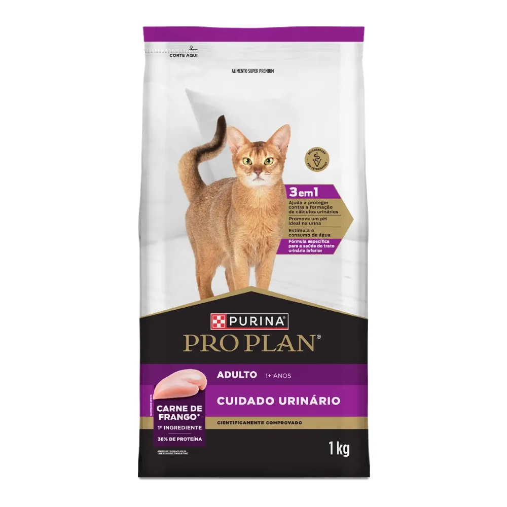 Ração Pro Plan Cuidado Urinário Gatos Adultos Frango