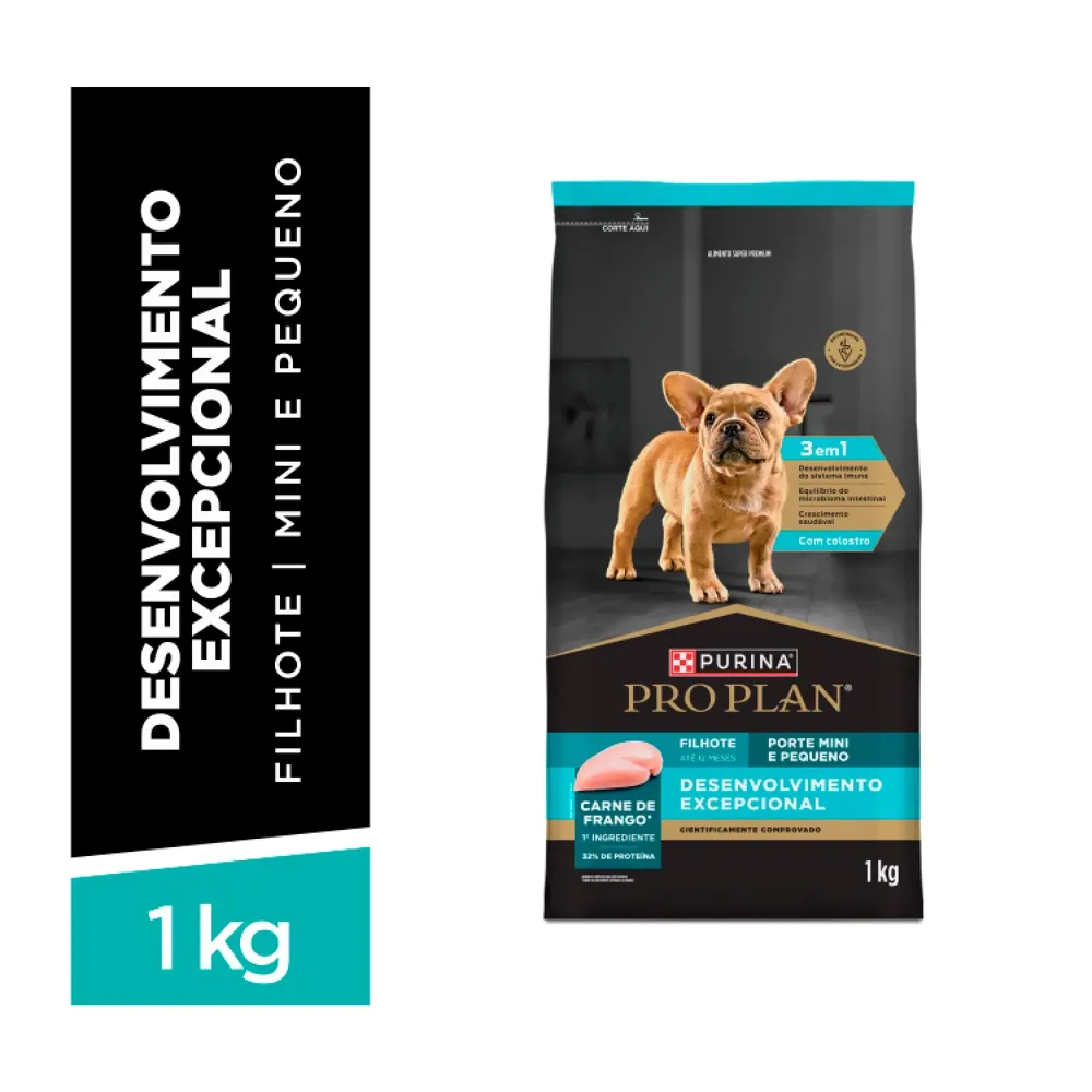 Ração Pro Plan Desenvolvimento Excepcional Cães Filhotes Mini e Pequeno Frango — foto 3