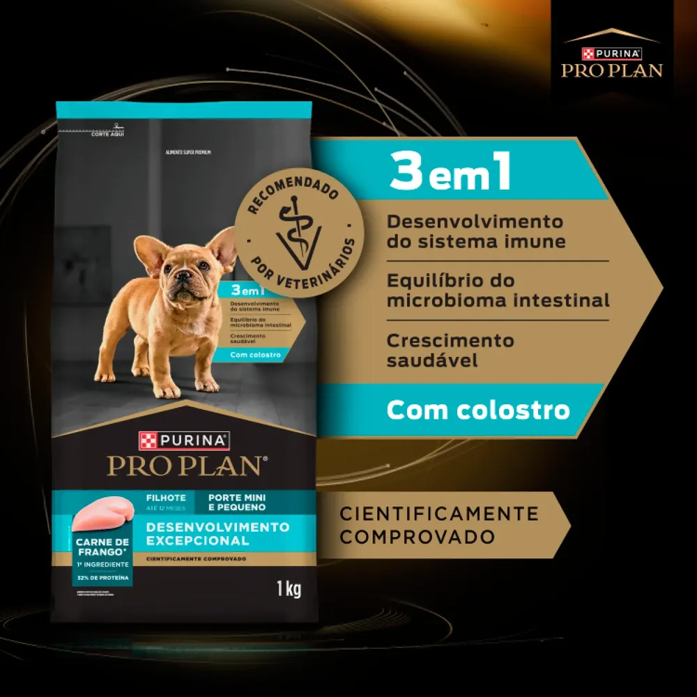 Ração Pro Plan Desenvolvimento Excepcional Cães Filhotes Mini e Pequeno Frango — foto 5