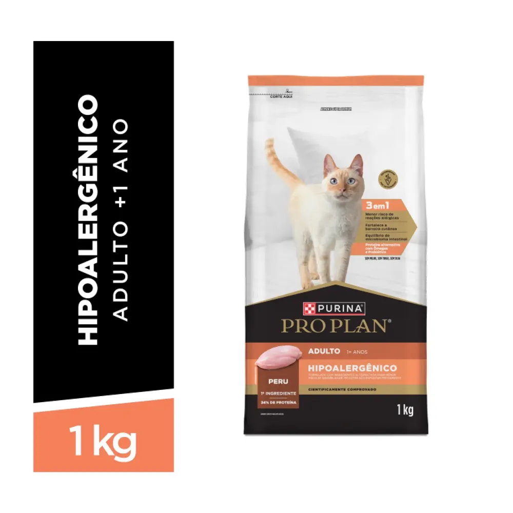 Ração Pro Plan Hipoalergênico Gatos Adultos Peru — foto 3