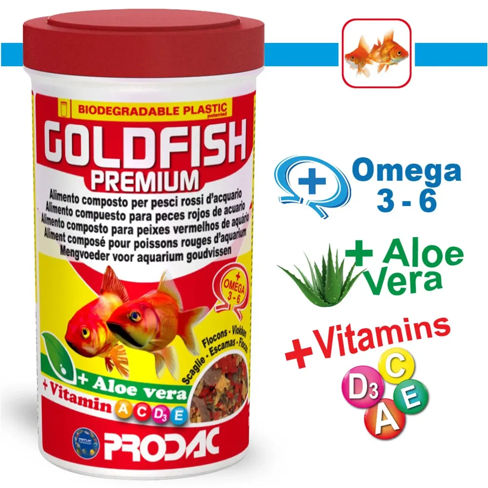Ração Prodac Goldfish Flakes Premium — foto 2