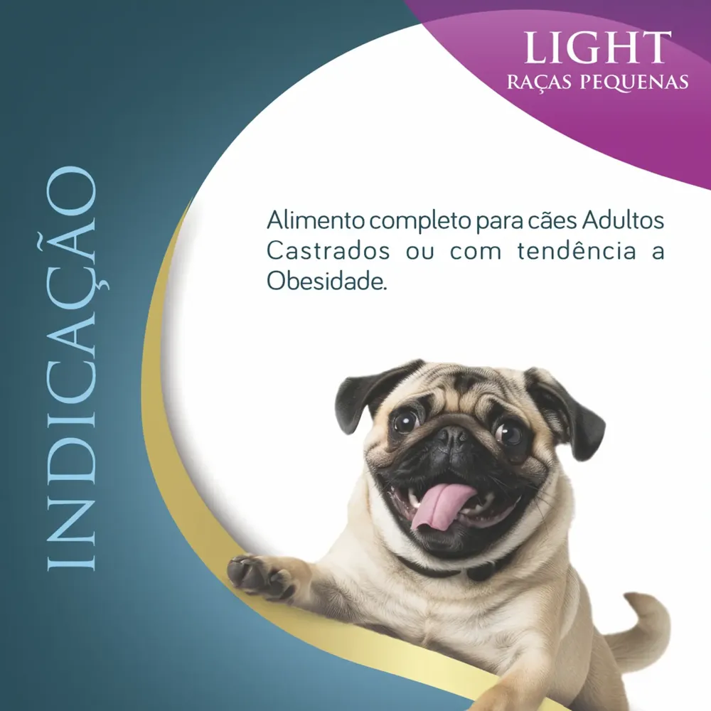 Ração Qualiday Pro Life Light Cães Adultos Raças Pequenas Frango, Batata Doce e Gengibre — foto 4