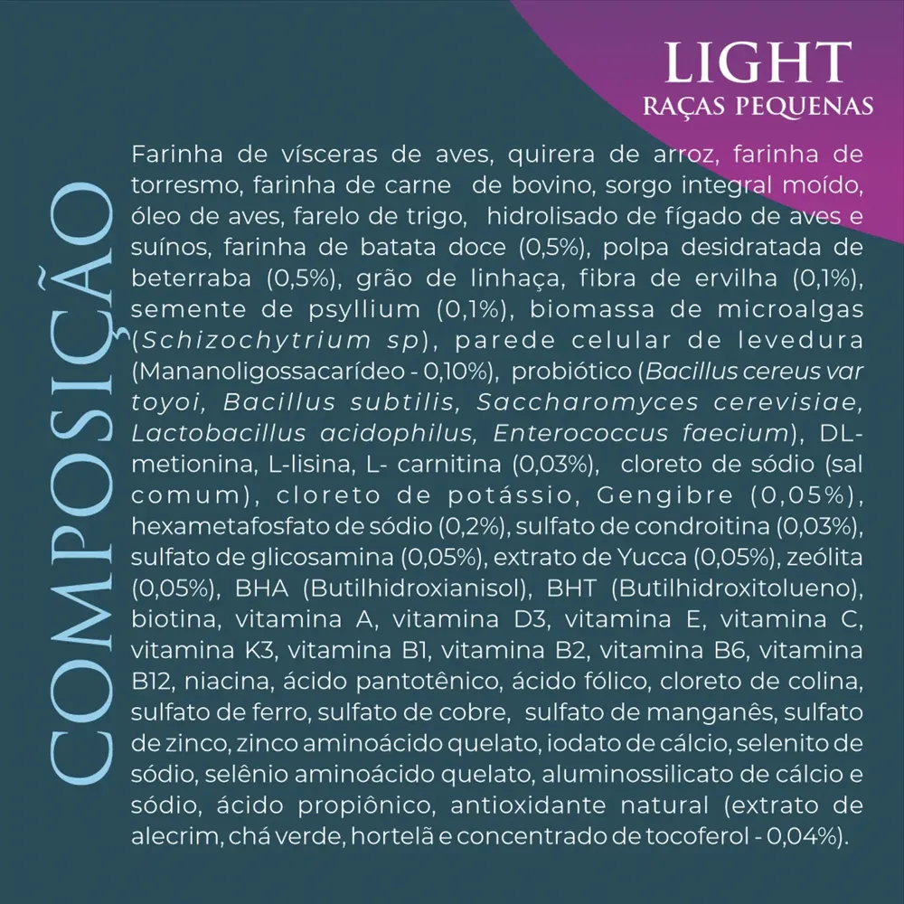 Ração Qualiday Pro Life Light Cães Adultos Raças Pequenas Frango, Batata Doce e Gengibre — foto 5