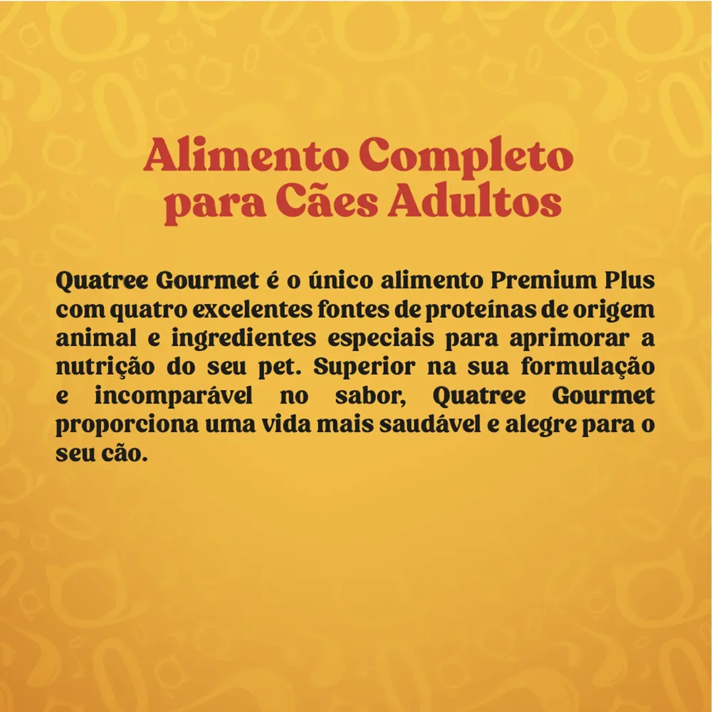 Ração Quatree Gourmet Cães Adultos Raças Médias e Grandes — foto 4