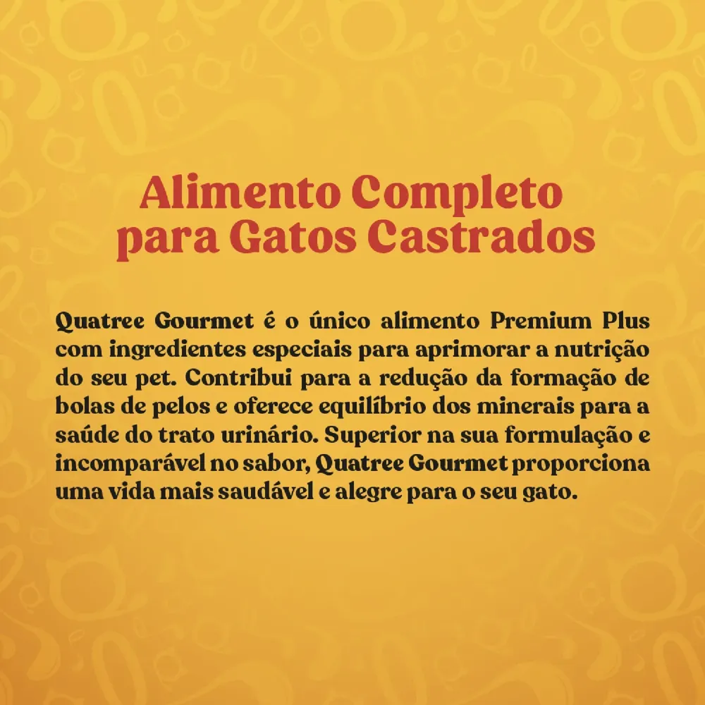Ração Quatree Gourmet Gatos Castrados Mix De Carnes — foto 4