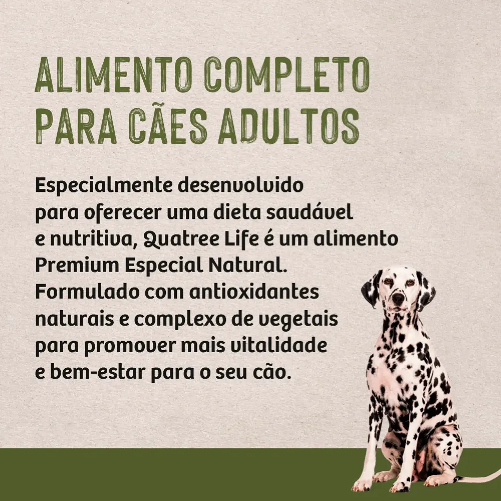 Ração Quatree Life Cães Adultos Raças Médias e Grandes — foto 5