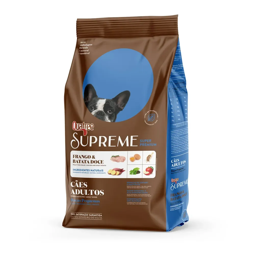 Ração Quatree Supreme Cães Adultos Raças Pequenas
