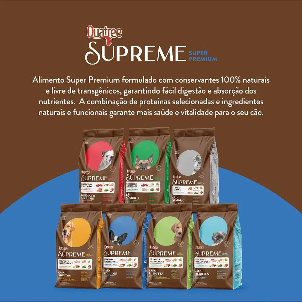 Ração Quatree Supreme Cães Adultos Raças Pequenas — foto 5