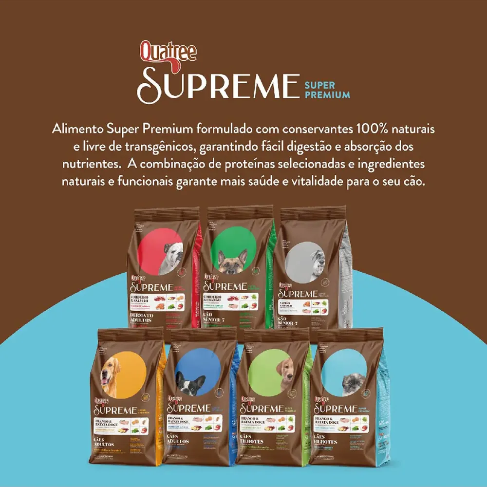 Ração Quatree Supreme Cães Filhotes Raças Pequenas — foto 5