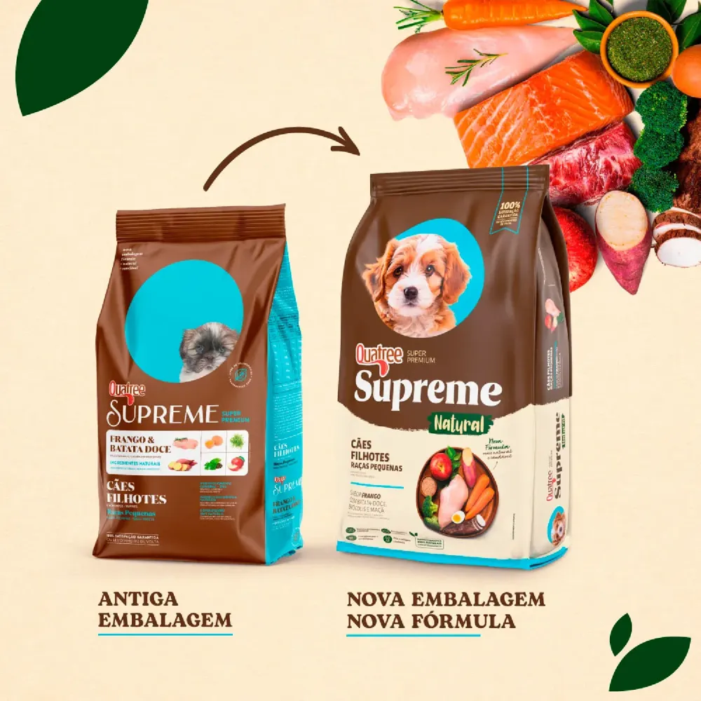 Ração Quatree Supreme Cães Filhotes Raças Pequenas — foto 3