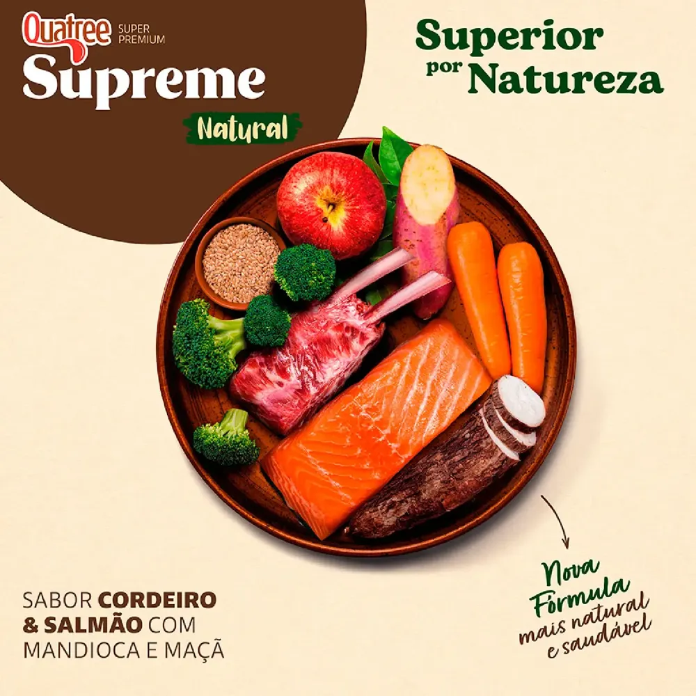 Ração Quatree Supreme Dermasense Cães Adultos Raças Pequenas — foto 3