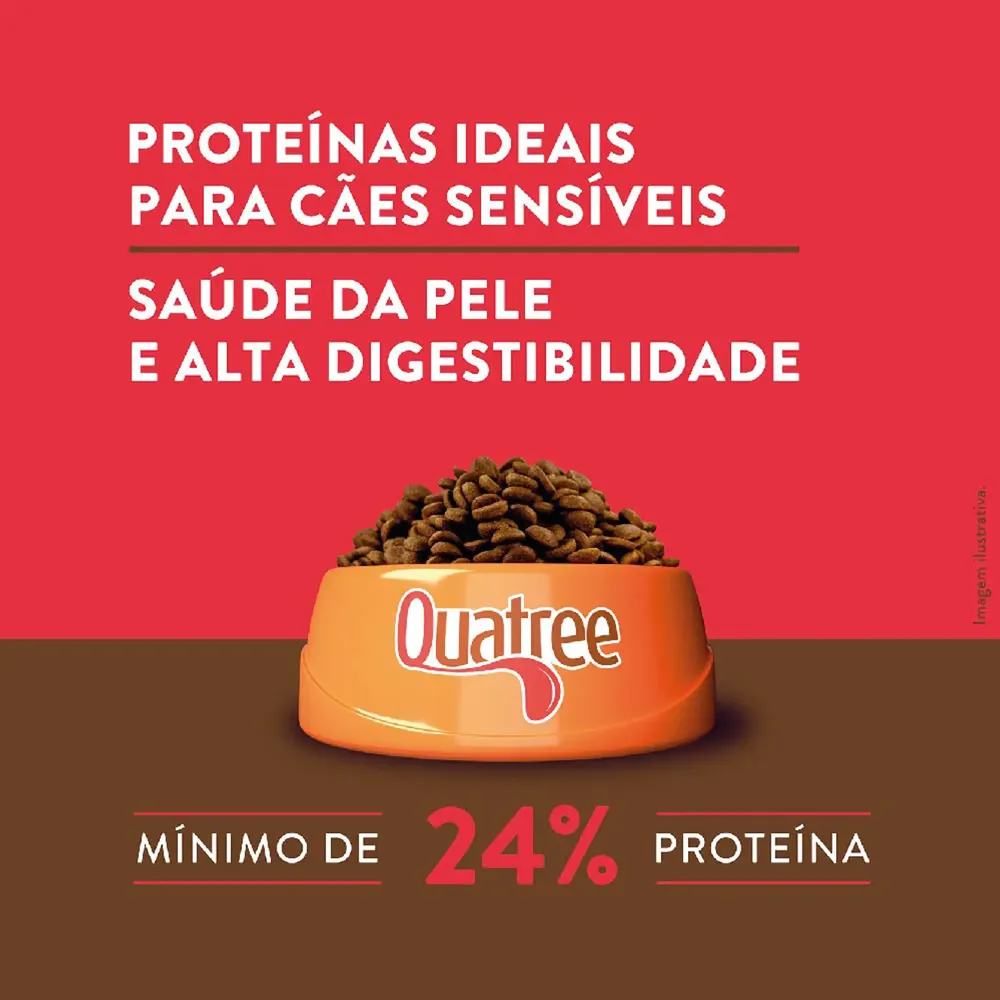 Ração Quatree Supreme Dermato Cães Adultos Cordeiro e Salmão — foto 4