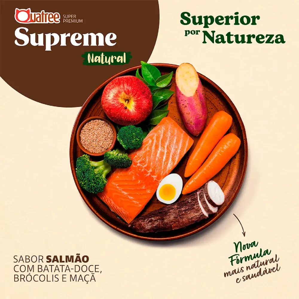 Ração Quatree Supreme Gatos Castrados Salmão — foto 4