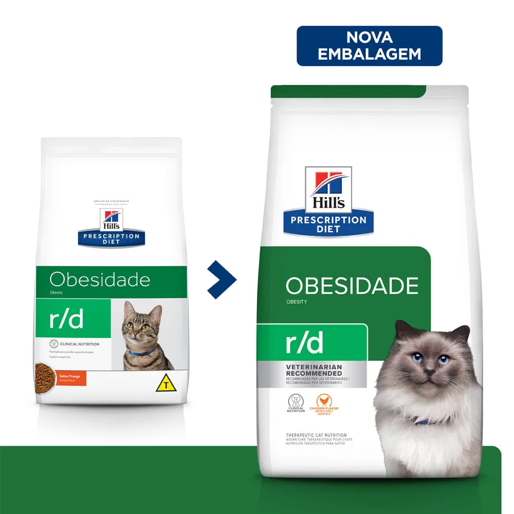 Ração Hill's Prescription Diet R/D Gatos Adultos Obesidade — foto 2