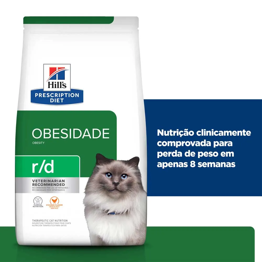 Ração Hill's Prescription Diet R/D Gatos Adultos Obesidade — foto 4