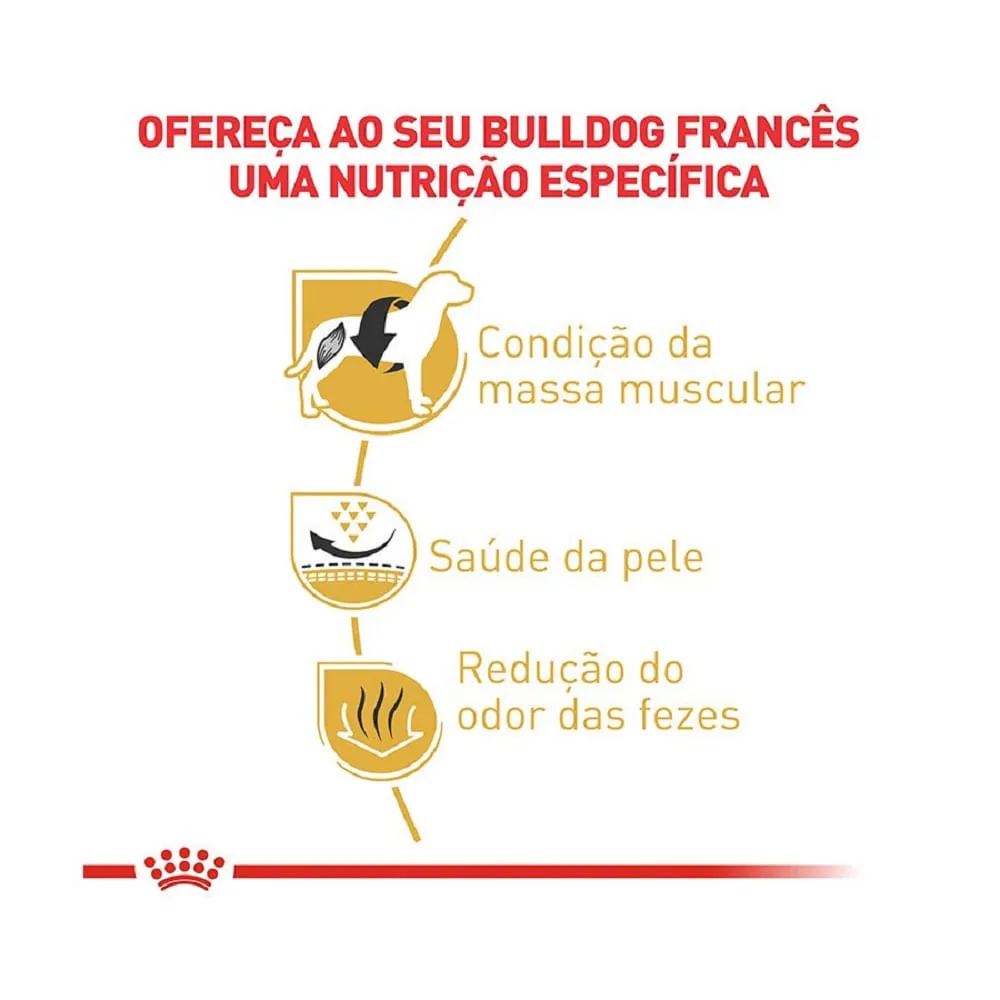 Ração Royal Canin Bulldog Francês Cães Adultos — foto 2