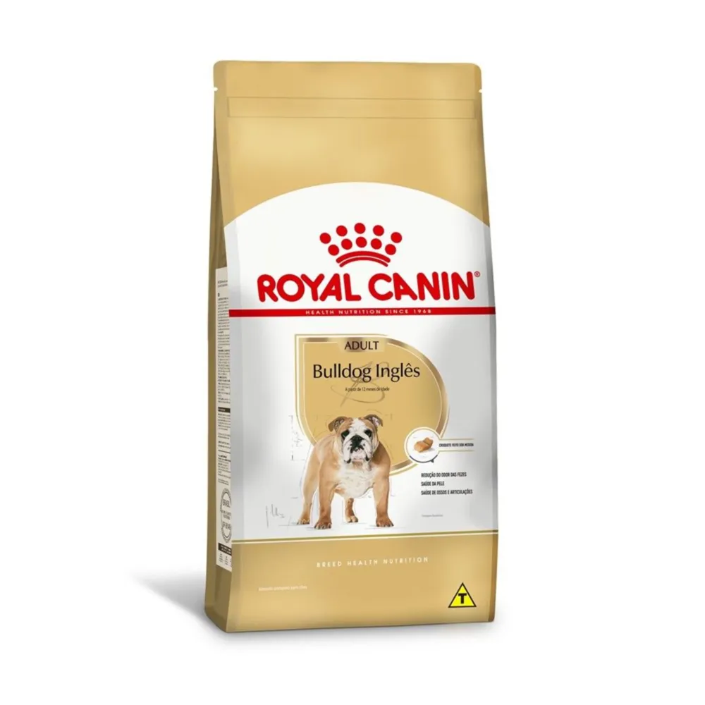 Ração Royal Canin Bulldog Inglês Cães Adultos