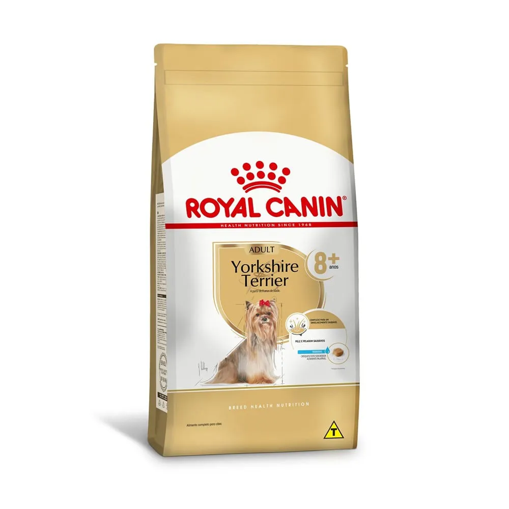 Ração Royal Canin Cães Adultos 8+ Yorkshire
