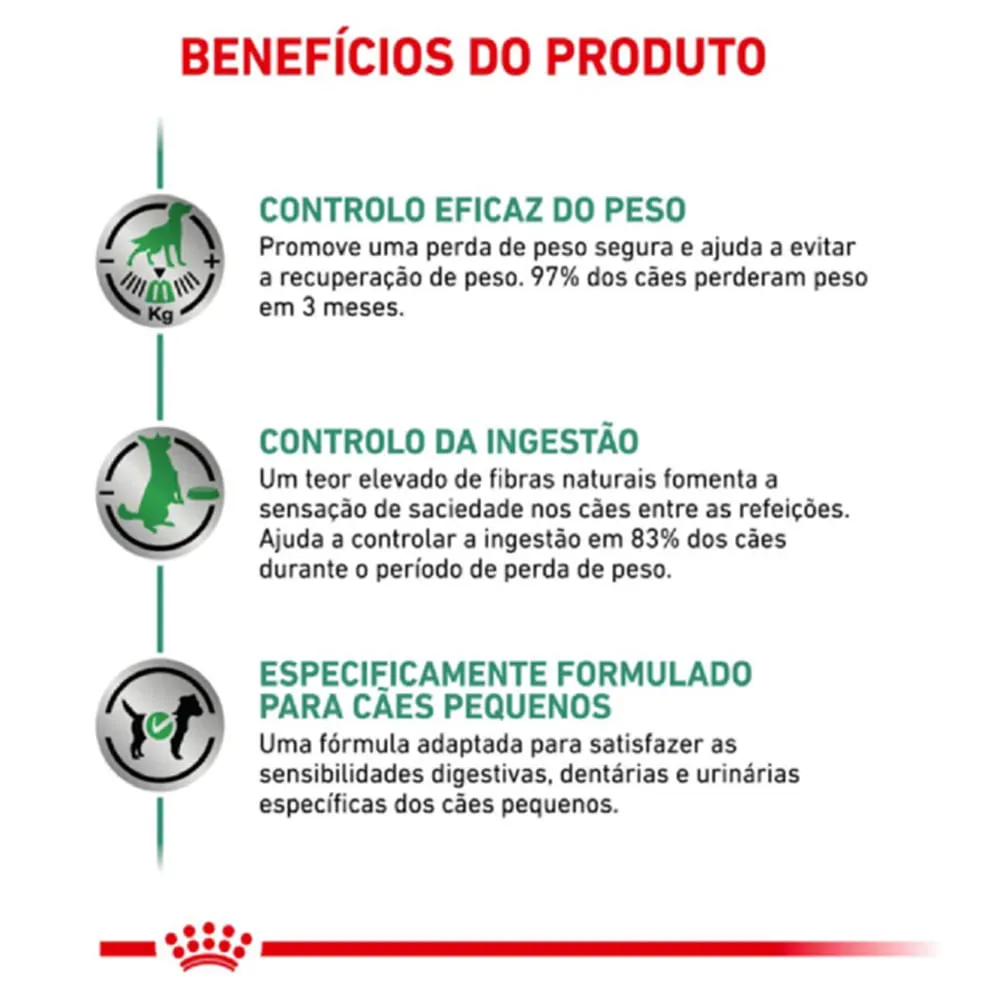 Ração Royal Canin Veterinary Diet Satiety Small Dog para Cães de Porte Pequeno com Excesso de Peso — foto 2