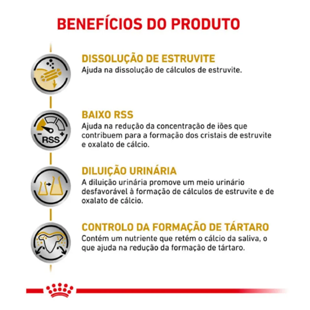 Ração Royal Canin Veterinary Diet Urinary Small Dog para Cães de Porte Pequeno com Cálculos Urinários — foto 2