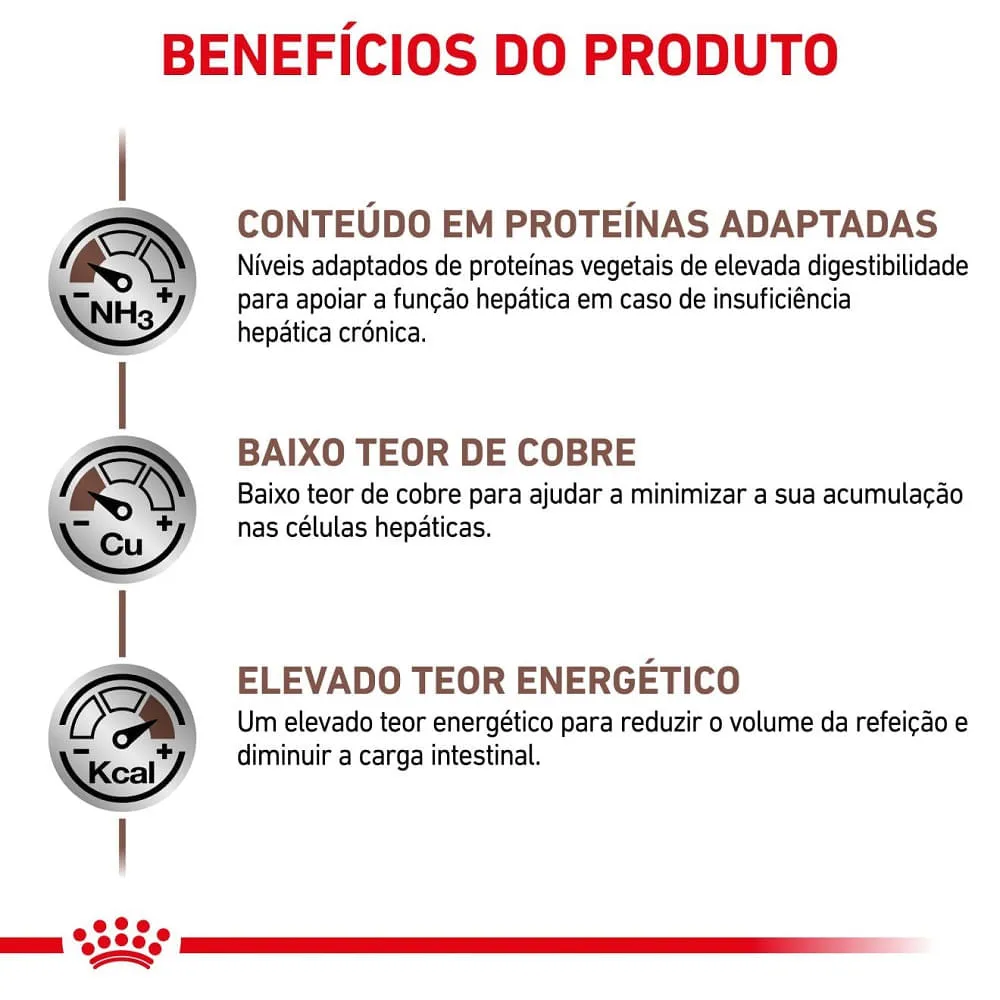 Ração Royal Canin Veterinary Diet Hepatic para Cães Adultos com Insuficiência Hepática Crônica — foto 2