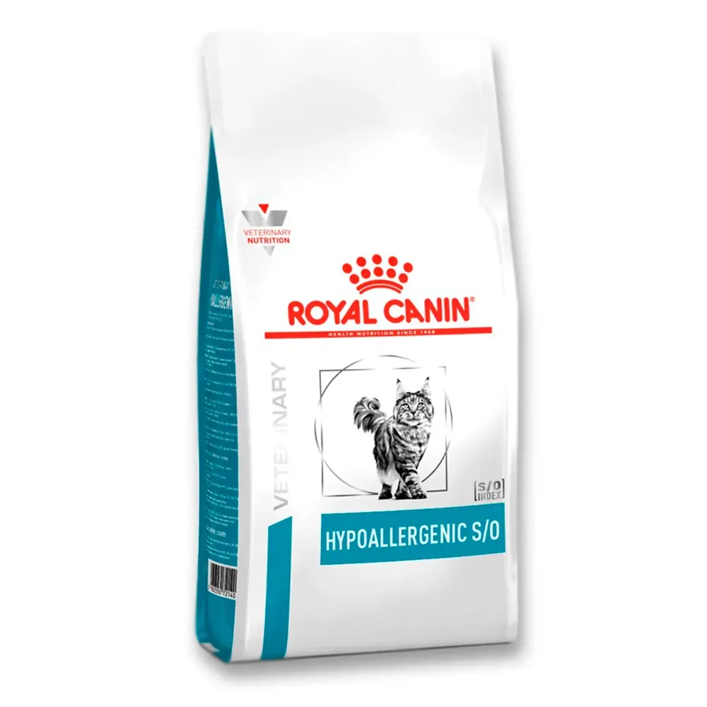 Ração Royal Canin Veterinary Diet Hypoallergenic para Gatos Adultos com Sensibilidades Alimentares