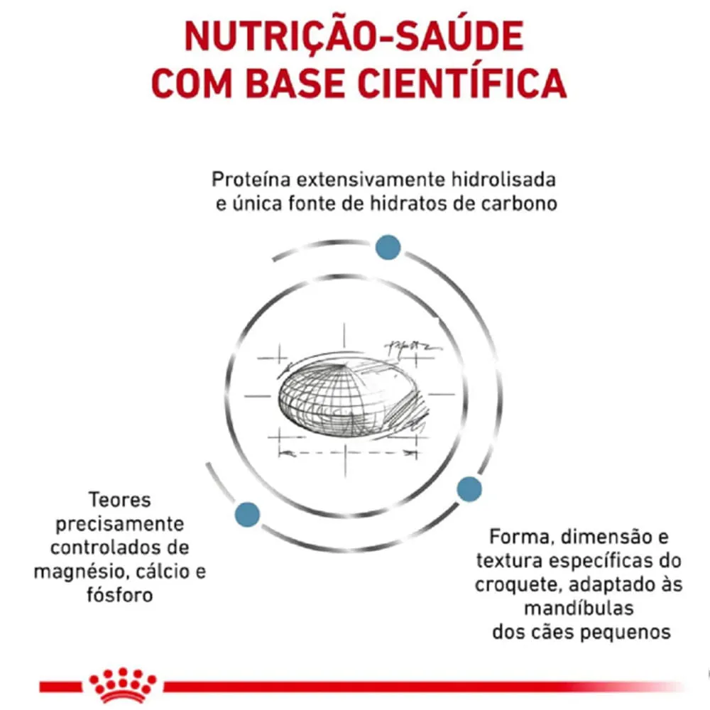 Ração Royal Canin Veterinary Diet Hypoallergenic Small Dog para Cães Pequenos com Sensibilidades Alimentares — foto 4