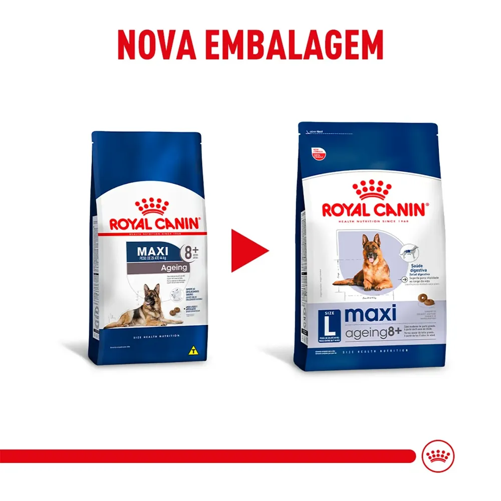 Ração Royal Canin Maxi Ageing 8+ para Cães Idosos Porte Grande — foto 2