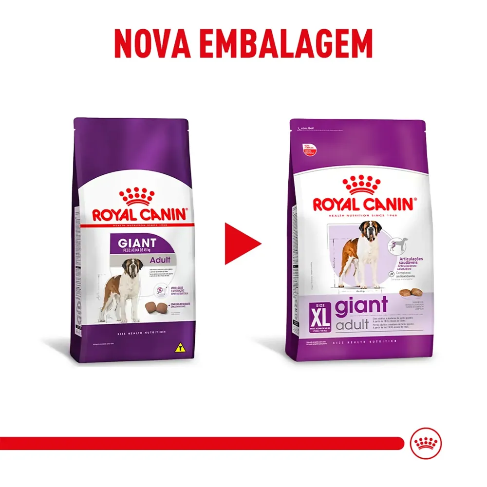 Ração Royal Canin Giant para Cães Adultos ou Idosos Porte Gigante — foto 2