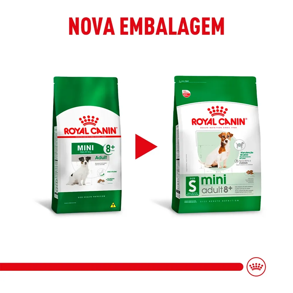 Ração Royal Canin Mini Adult 8+ Cães Adultos — foto 2