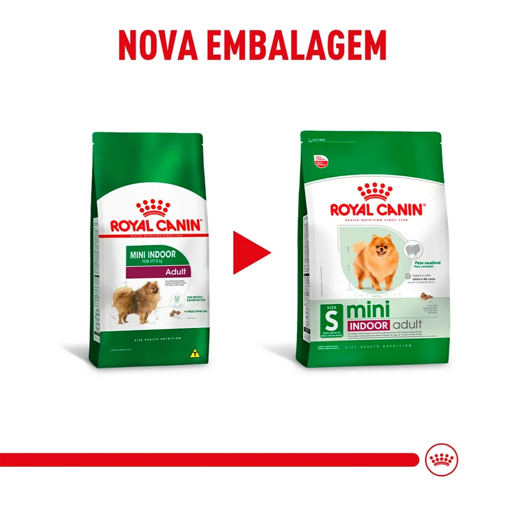 Ração Royal Canin Mini Indoor Adult Cães Adultos — foto 2