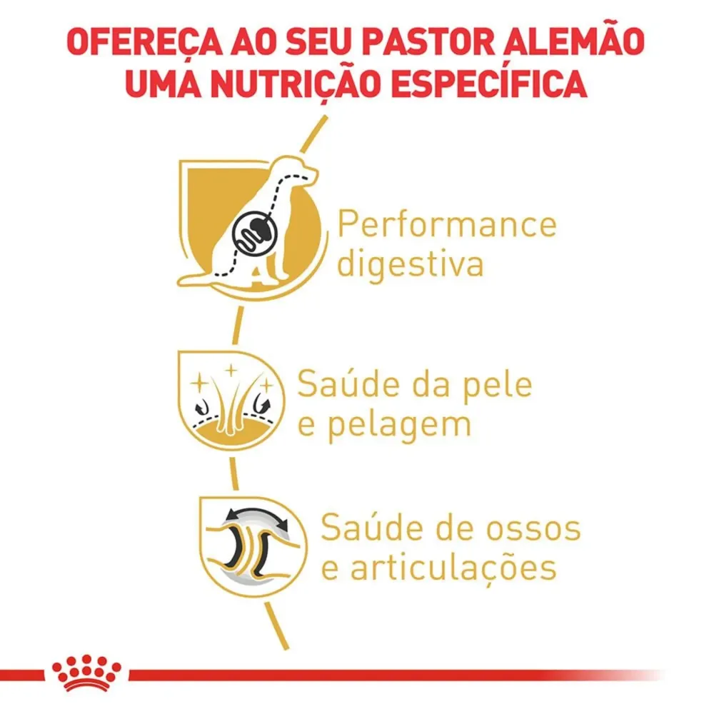 Ração Royal Canin Pastor Alemão Cães Adultos — foto 3