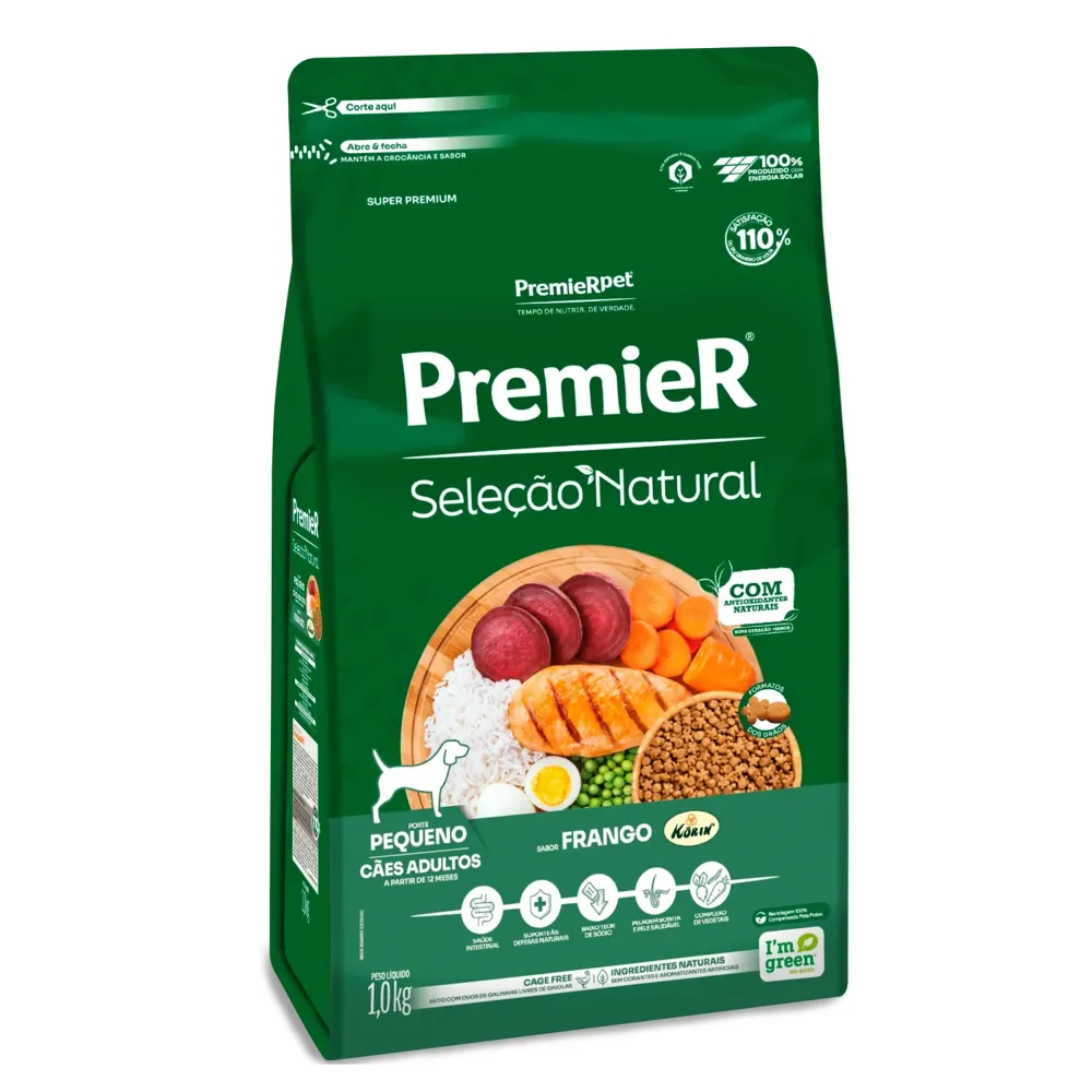 Ração Premier Seleção Natural Cães Adultos Raças Pequenas Frango — foto 2