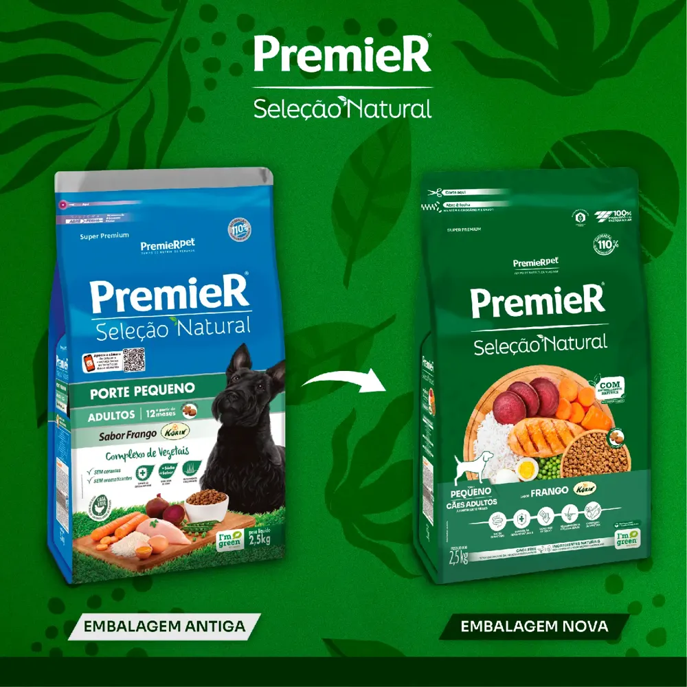 Ração Premier Seleção Natural Cães Adultos Raças Pequenas Frango — foto 3