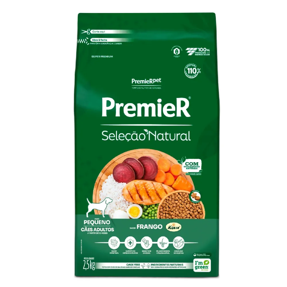 Ração Premier Seleção Natural Cães Adultos Raças Pequenas Frango — foto 4