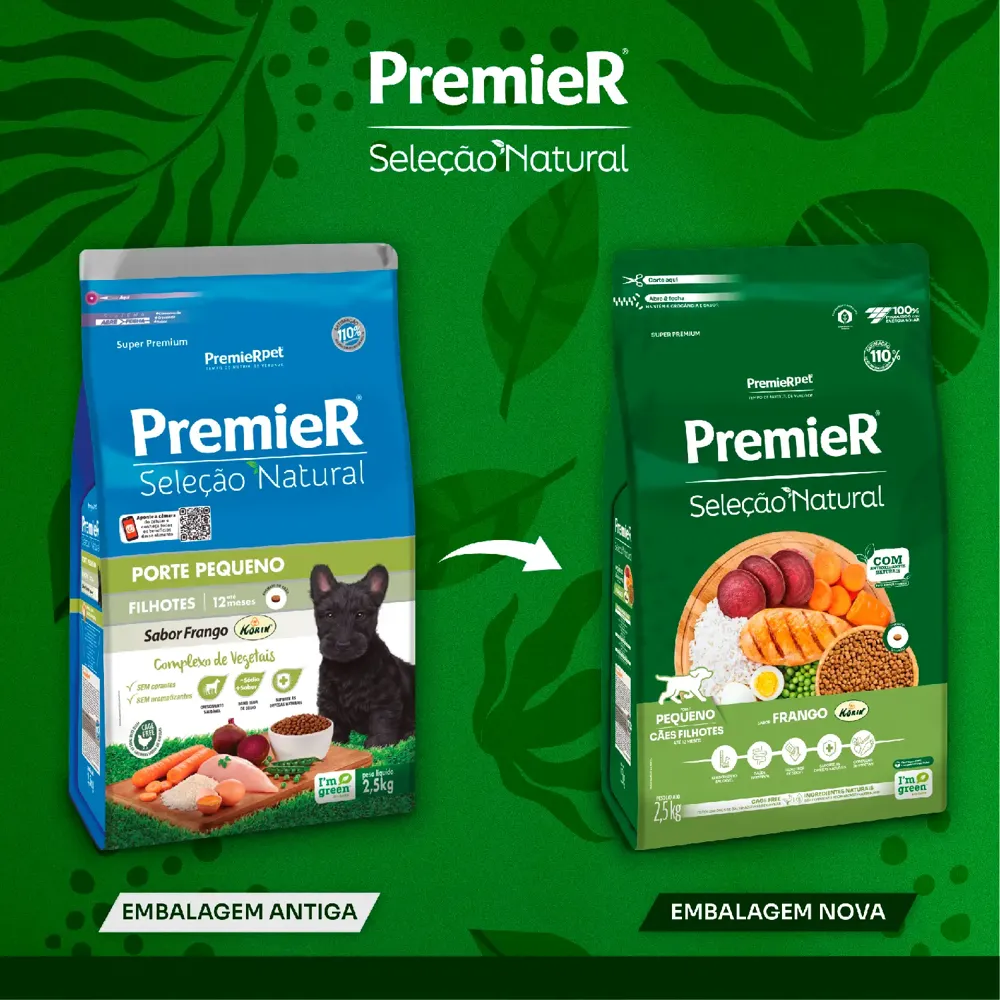 Ração Premier Seleção Natural Cães Filhotes Raças Pequenas Frango — foto 6