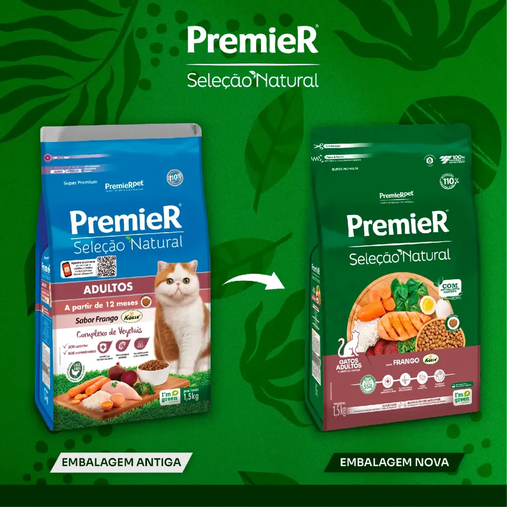 Ração Premier Seleção Natural Gatos Adultos Frango — foto 3