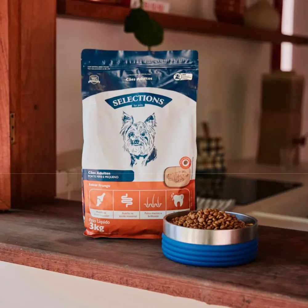 Ração Selections for Pets Cães Adultos Mini e Pequeno Frango — foto 4