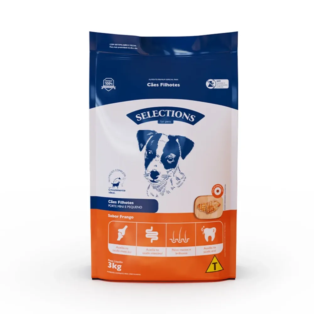 Ração Selections for Pets Cães Filhotes Mini e Pequeno Frango — foto 2