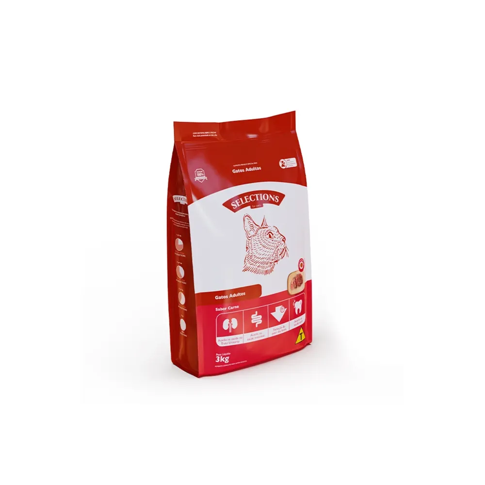 Ração Selections for Pets Gatos Adultos Carne
