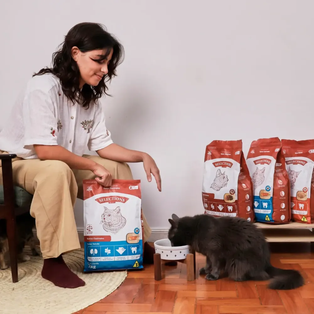 Ração Selections for Pets Gatos Castrados Salmão — foto 4