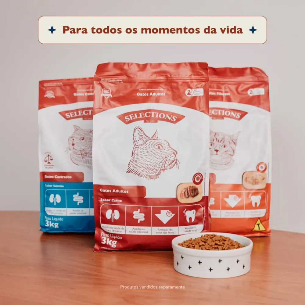 Ração Selections for Pets Gatos Filhotes Frango — foto 4
