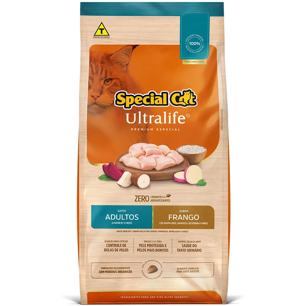 Ração Special Cat Ultralife Gatos Adultos Frango — foto 2