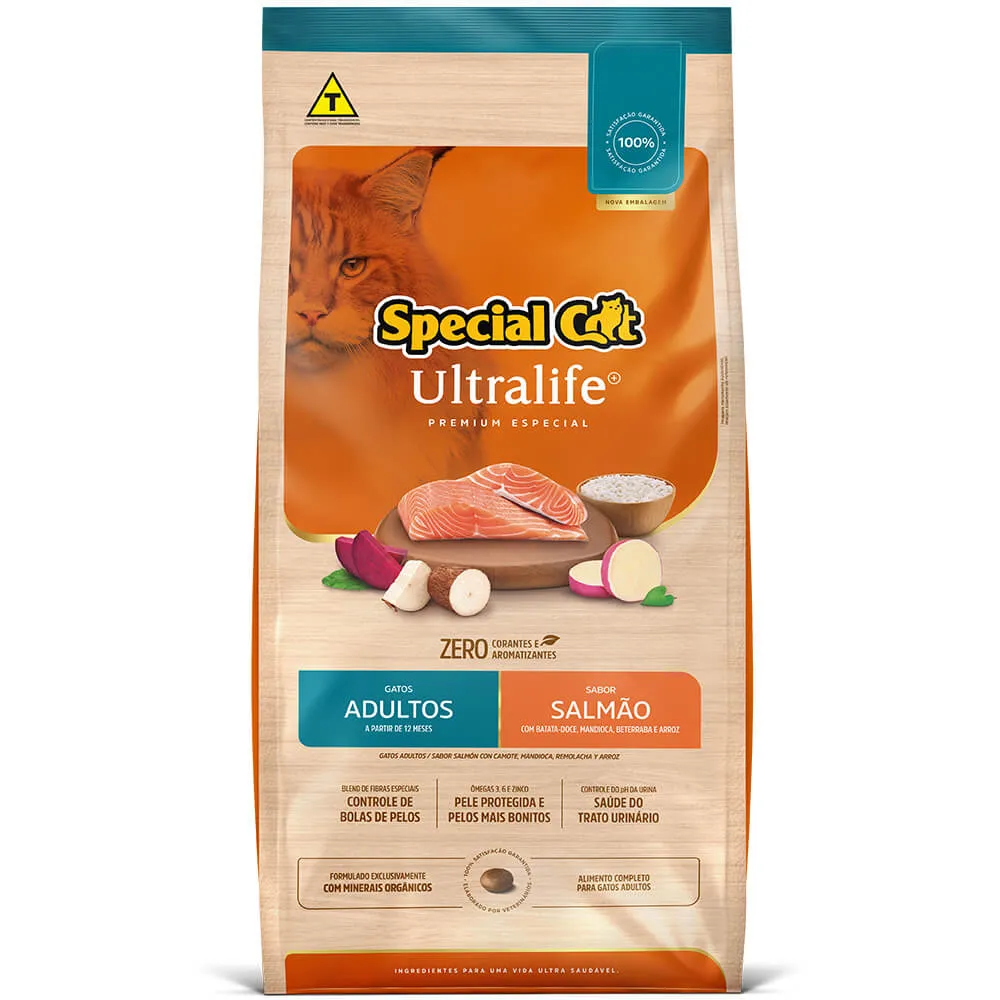 Ração Special Cat Ultralife Gatos Adultos Salmão — foto 2