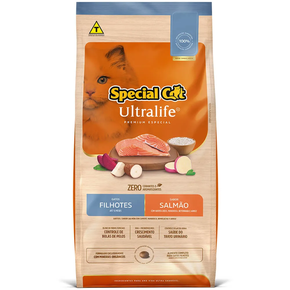 Ração Special Cat Ultralife Gatos Filhotes Salmão — foto 2