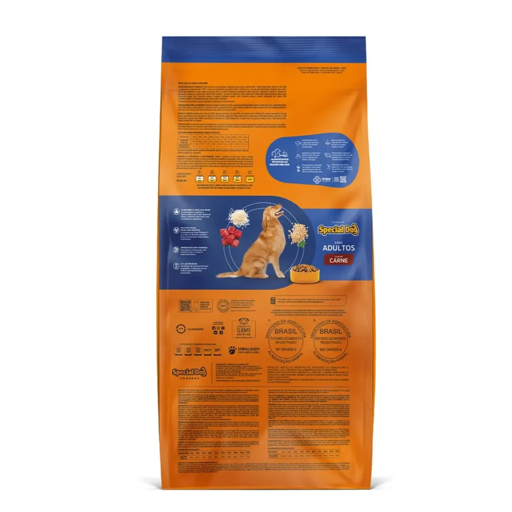 Ração Special Dog Cães Adultos Carne — foto 3