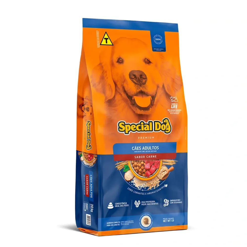 Ração Special Dog Cães Adultos Carne — foto 4
