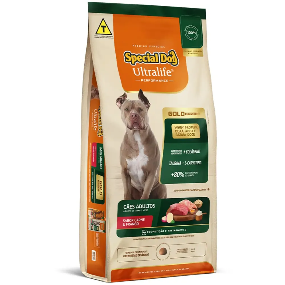 Ração Special Dog Gold Performance Cães Adultos Frango e Carne — foto 3
