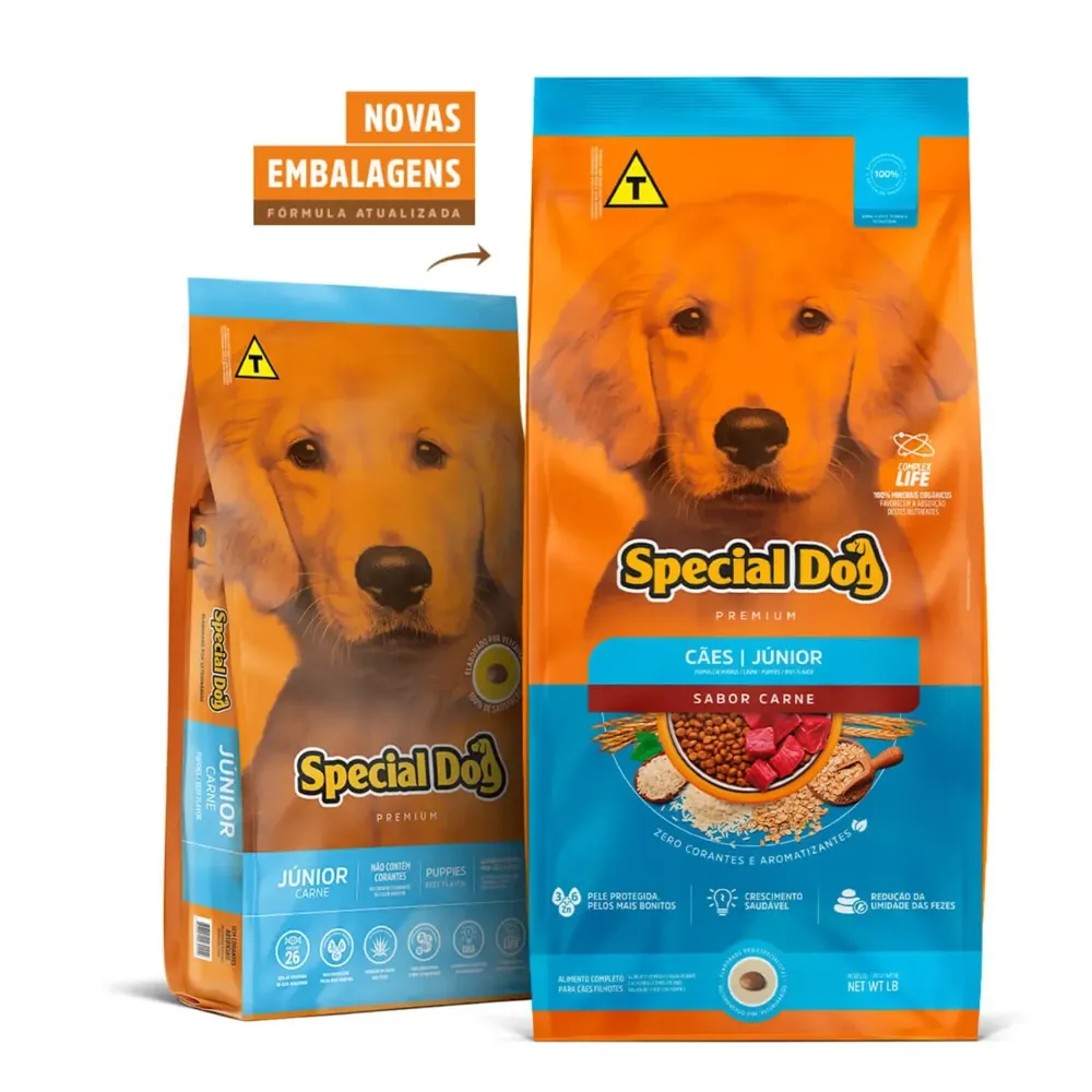 Ração Special Dog Júnior Cães Filhotes Carne — foto 2