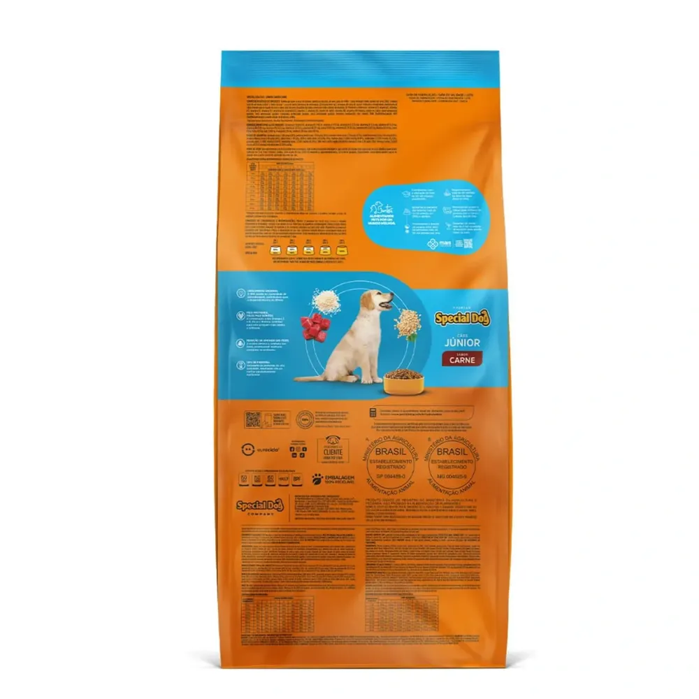 Ração Special Dog Júnior Cães Filhotes Carne — foto 3